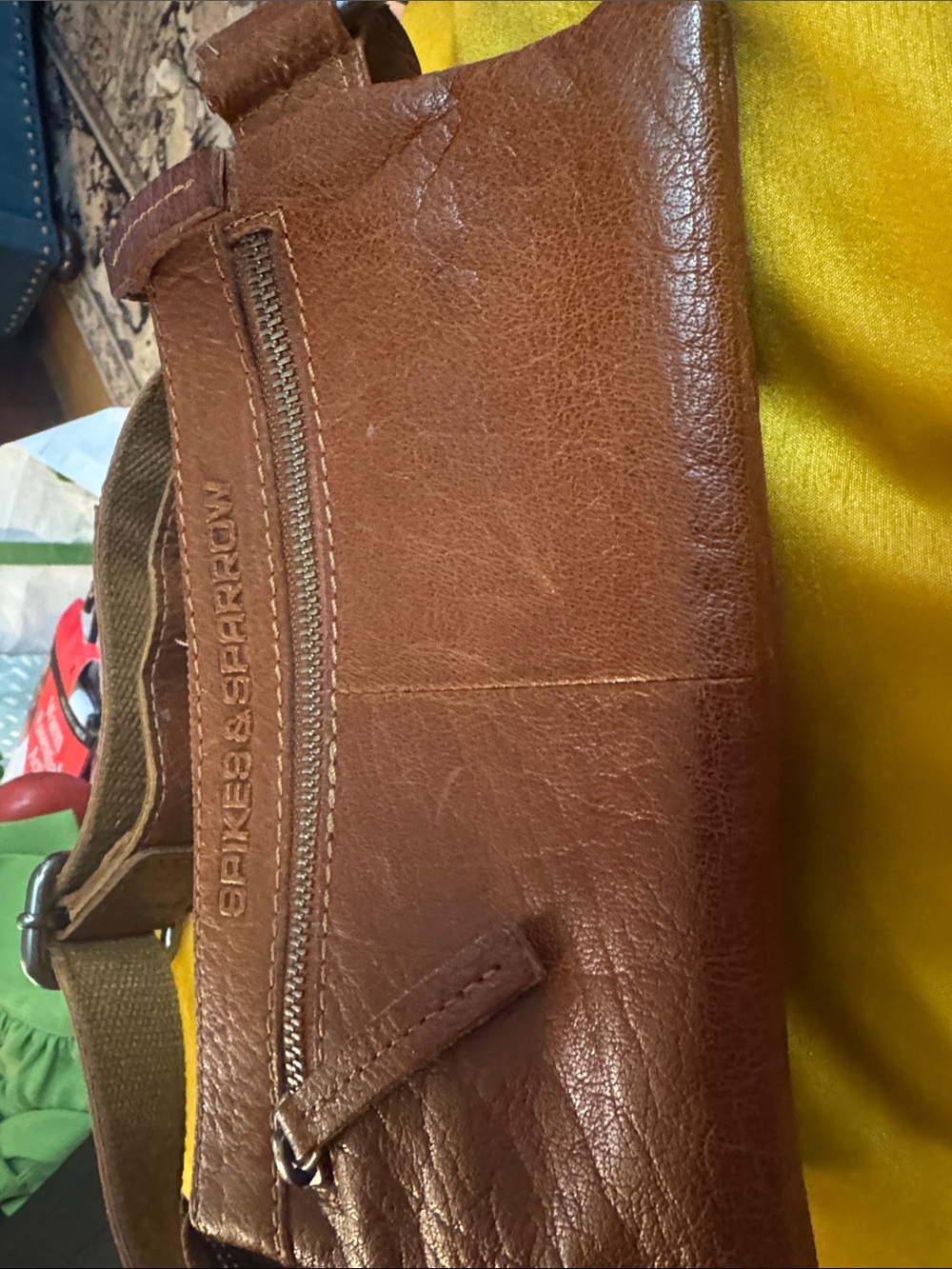 Brown Leather Waist Bag - Classic Hands-Free Carry